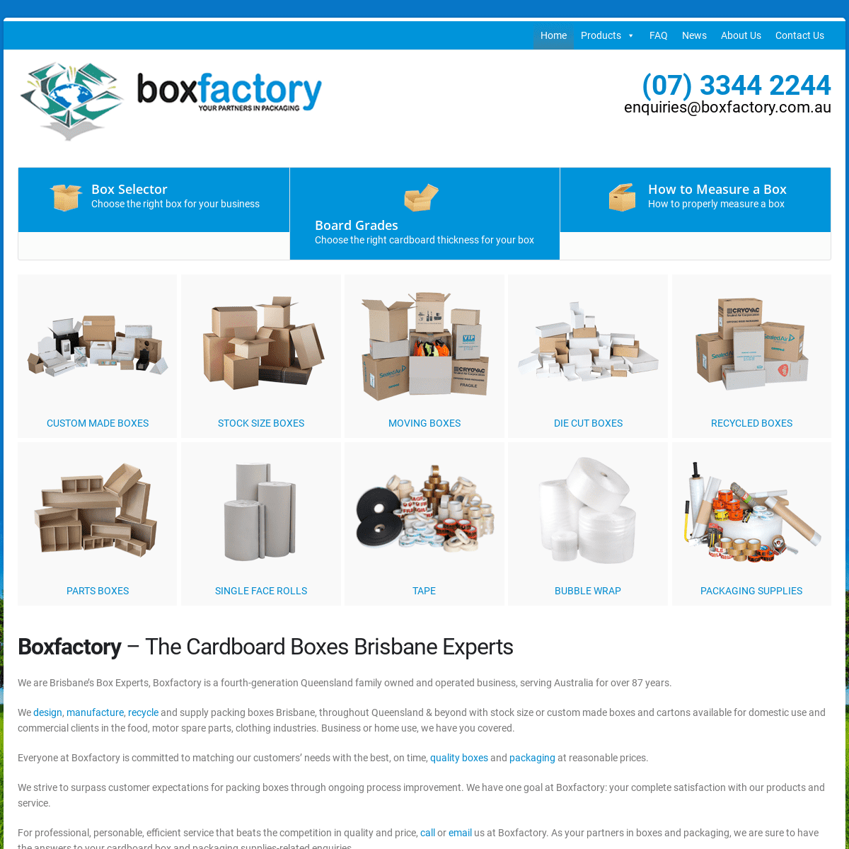A complete backup of boxfactory.com.au