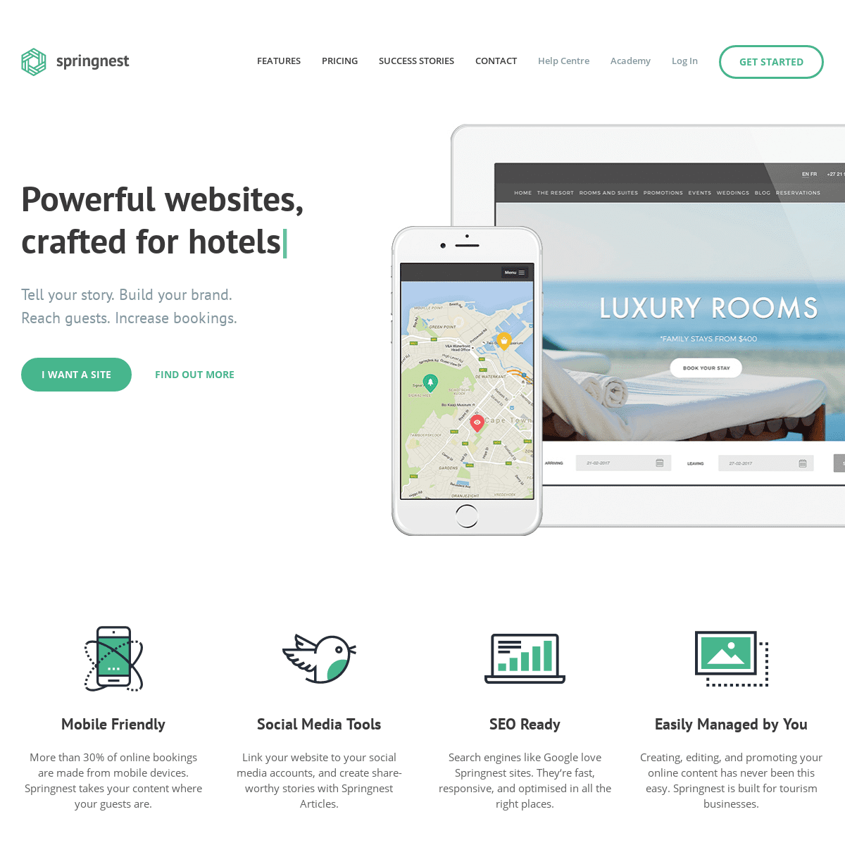 Springnest: Powerful Websites, Crafted for Tourism