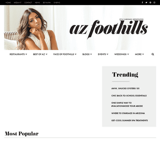 Arizona Foothills Magazine - Arizona Events - Arizona Business Directory - Arizona Homes