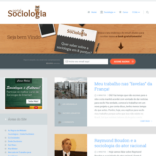 Sociologia - Site mais completo sobre Sociologia da internet!