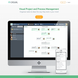 Visual and Simple Online Project Management Tool | Casual 