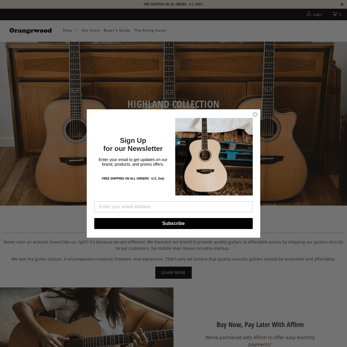 Shop Acoustic Guitars & Ukuleles Online - Orangewood Guitars