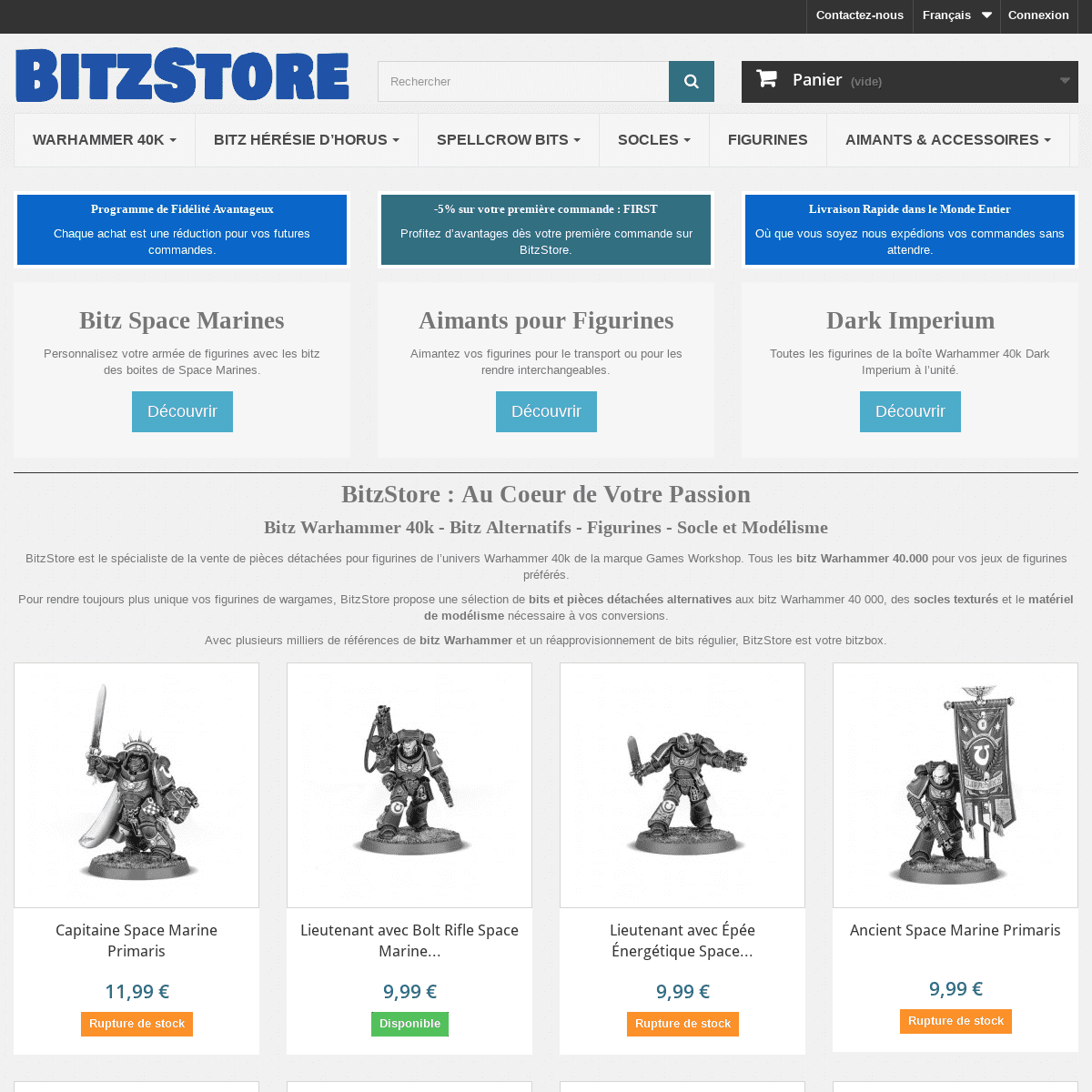 Bitz Warhammer 40k et Bits Alternatifs - W40k Bitz Box - BitzStore