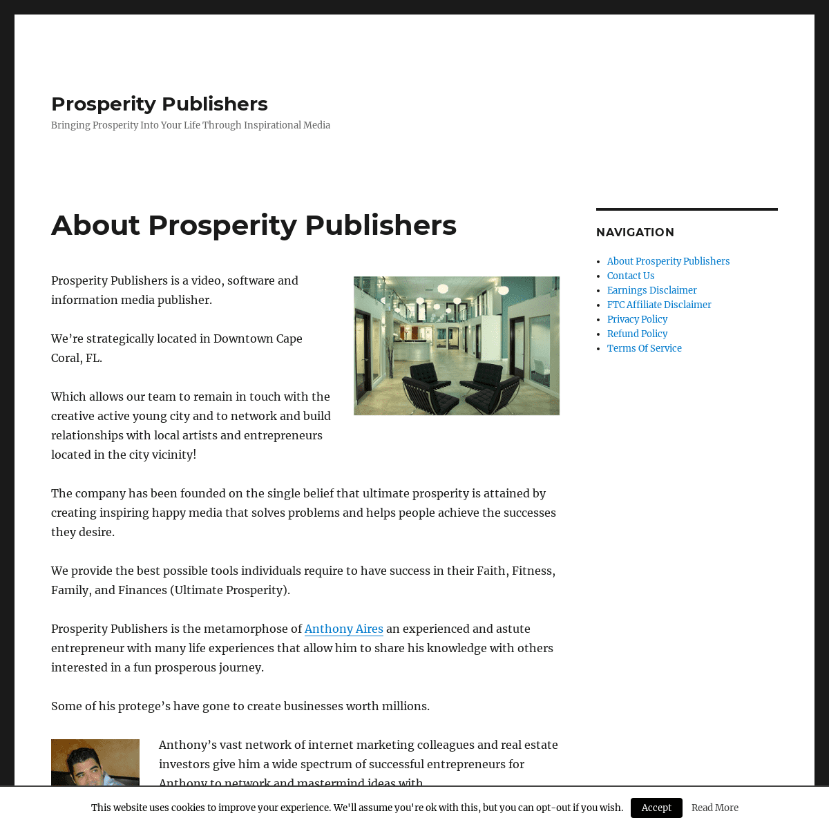 A complete backup of prosperitypublishers.com