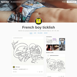 French boy ticklish