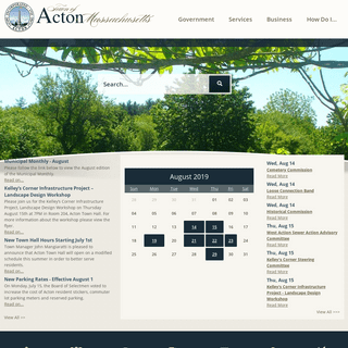 Acton, MA - Official Website | Official Website