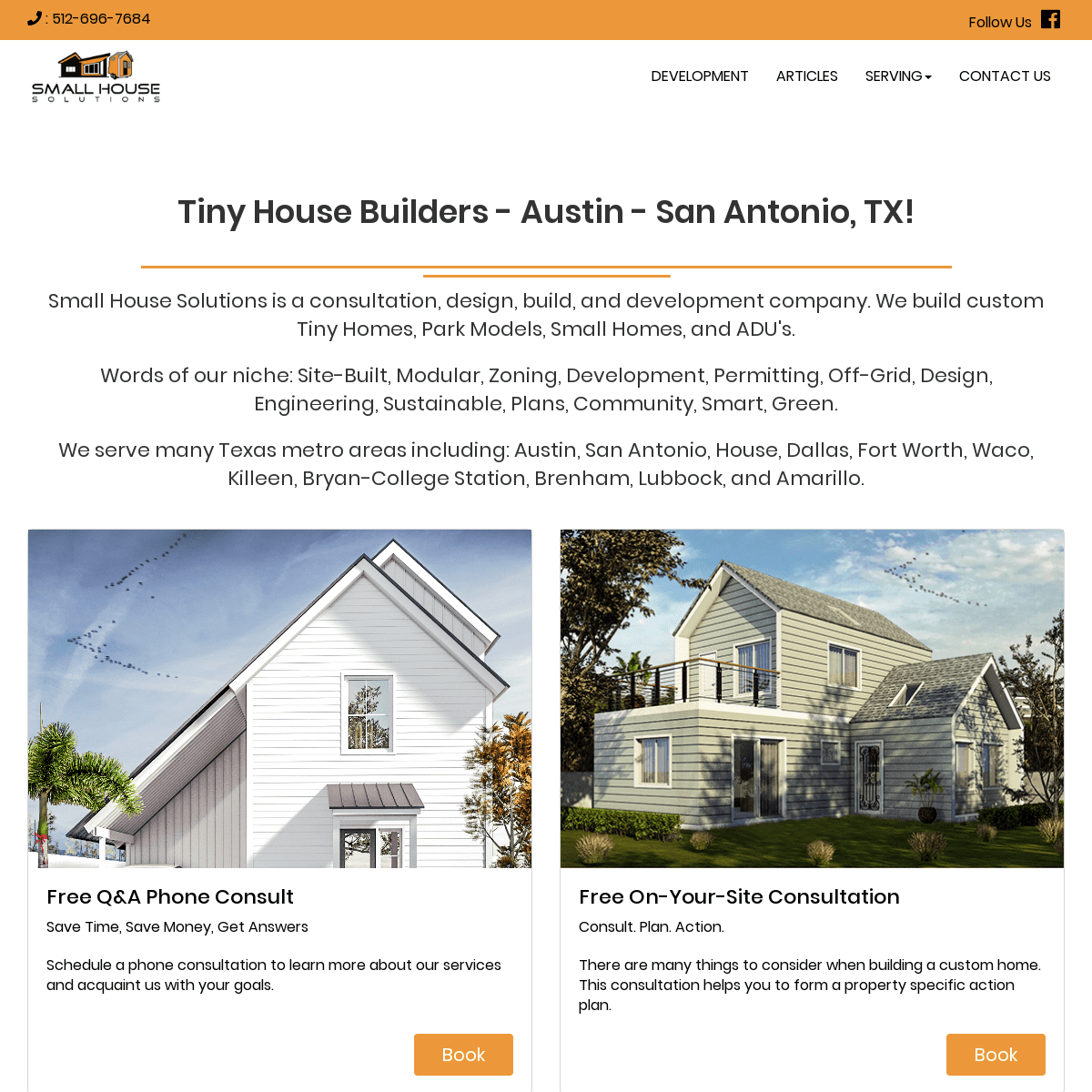 Tiny House Builders Austin, TX | San Antonio, TX | Custom ADU Plans