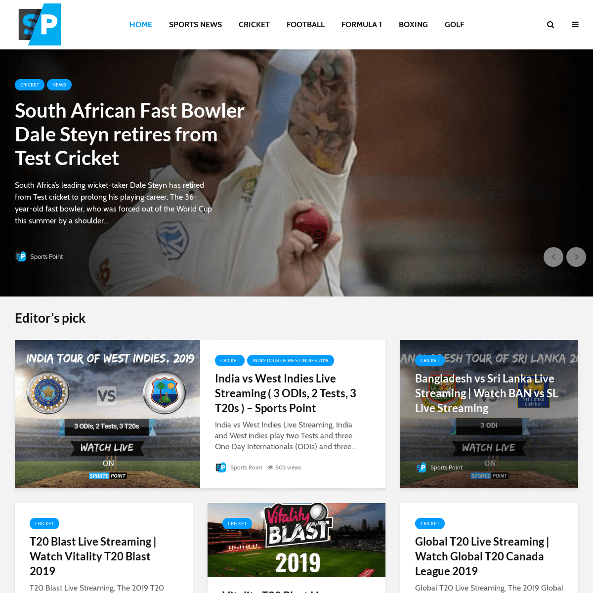 Sports Point: The Largest Sports Website of the World