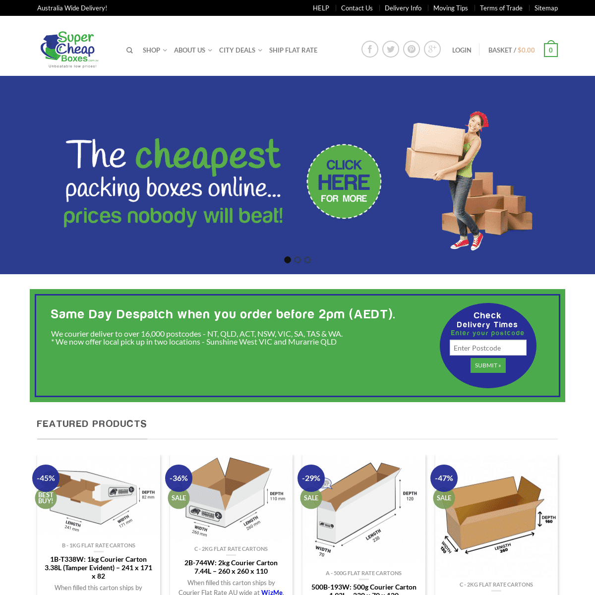 A complete backup of supercheapboxes.com.au