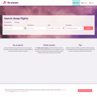 Flights - Get cheap flights | Fly Scanner