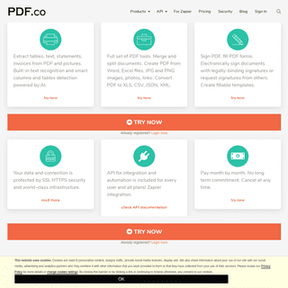 A complete backup of pdf.co
