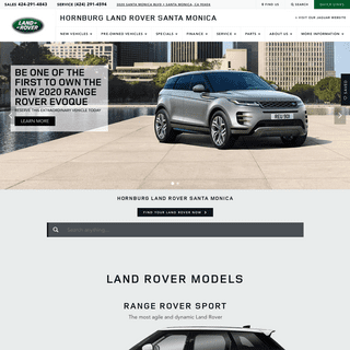HORNBURG Land Rover Dealers Santa Monica CA | New & Used Land Rover Car Deals