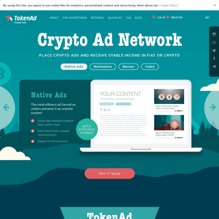 Crypto Ads Platform - TokenAd