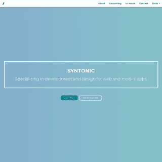 A complete backup of syntonic.io