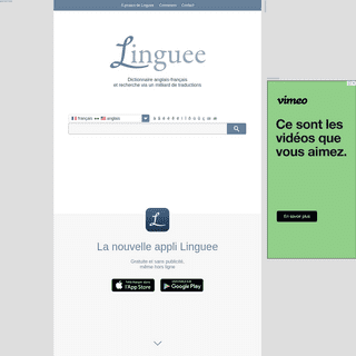 Linguee | Dictionnaire anglais-français (et autres langues)