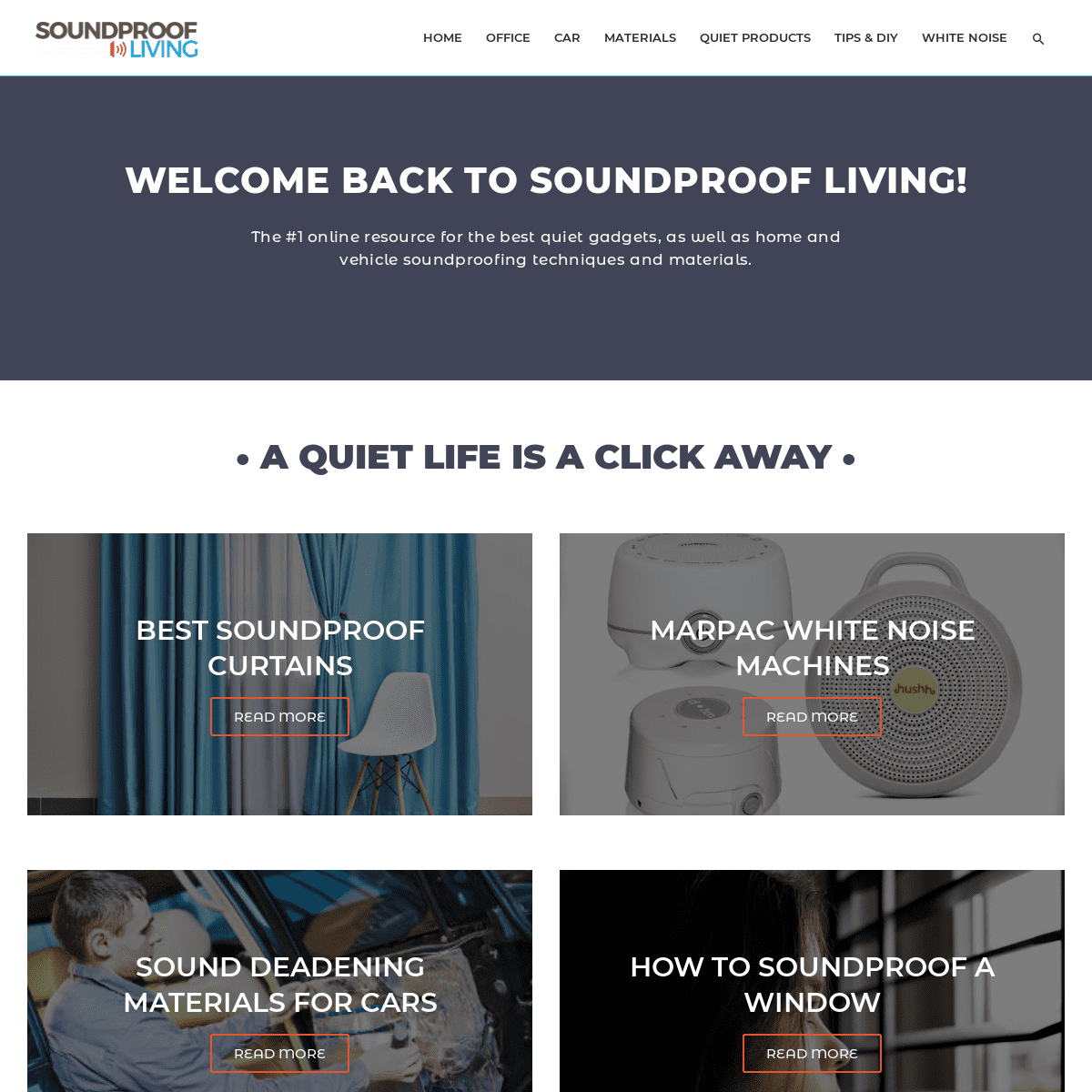 A complete backup of soundproofliving.com