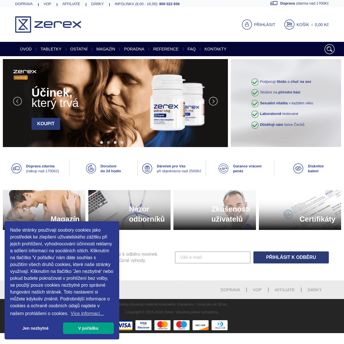 Pro silnou a kvalitní erekci | Zerex.cz