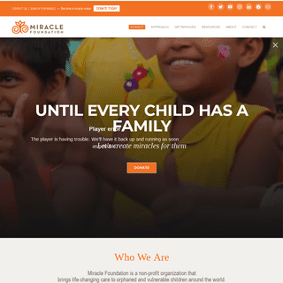 Miracle Foundation: Helping Orphaned Children | Non Profit Organization