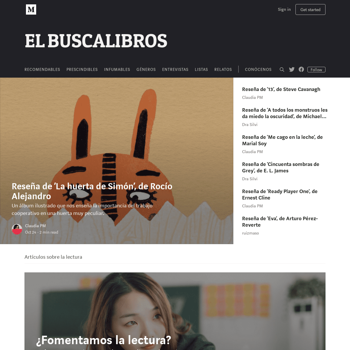 A complete backup of elbuscalibros.com