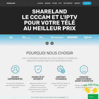 SHARELAND - CCCAM ET IPTV AU MEILLEUR PRIX
