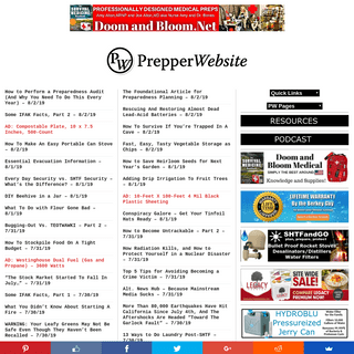 Prepper Website | Preparedness • Survival • Alternative News