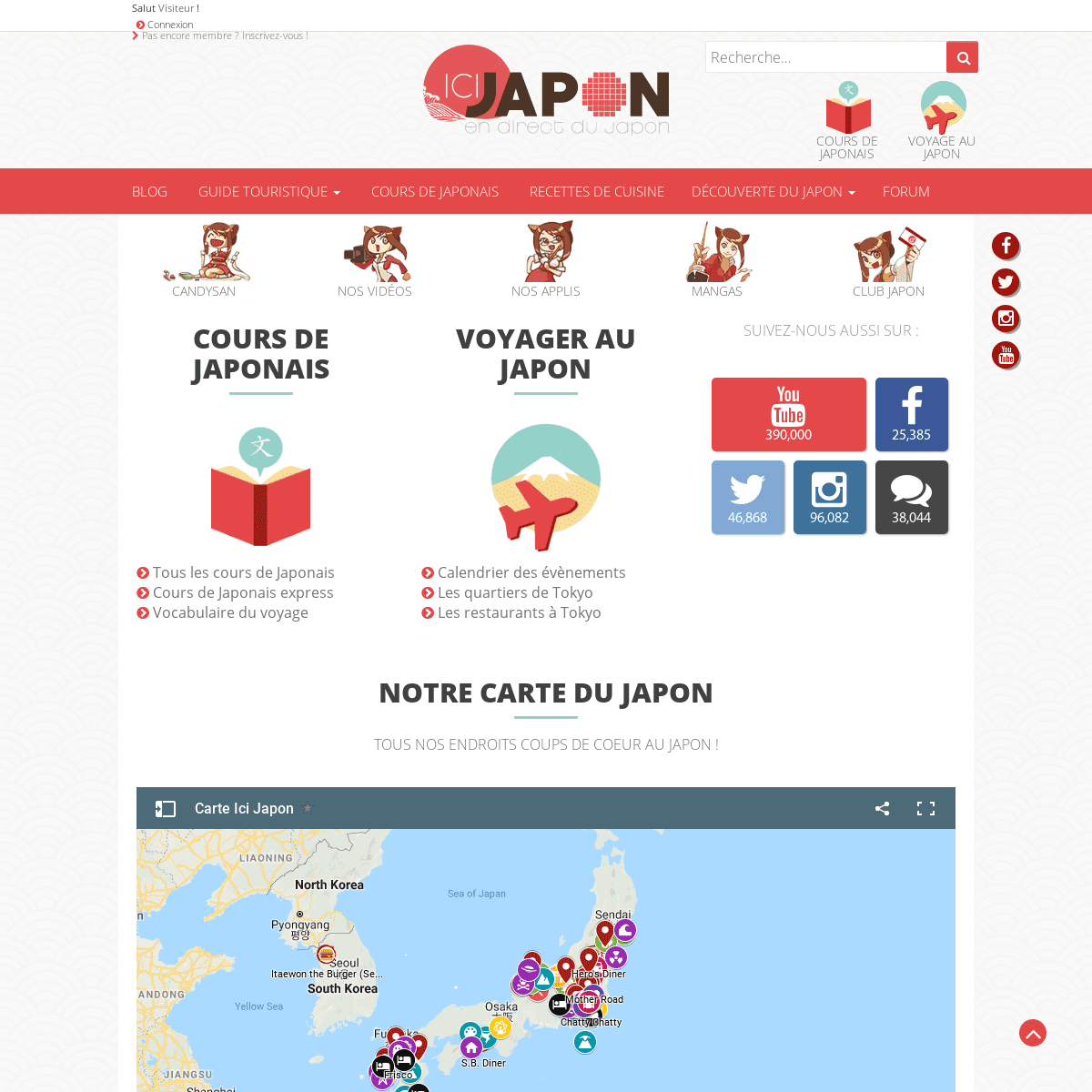 Ici japon : En direct du Japon ! Cours de Japonais, culture japonaise, communauté...