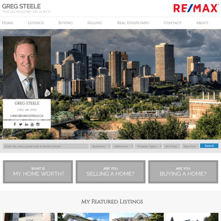 GREG STEELE : RE/MAX EXCELLENCE : Home