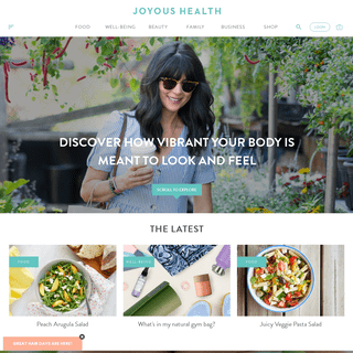 Joyous Health • Healthy Inspiration To Live Your Best Life