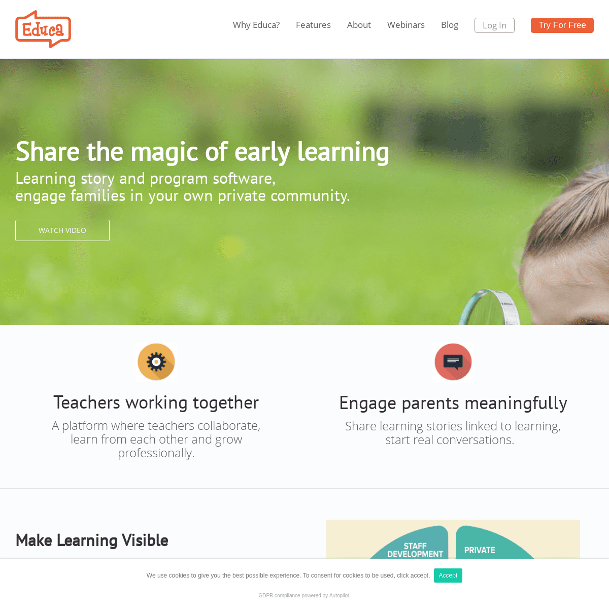 Learning Story Software & Child ePortfolios - Educa