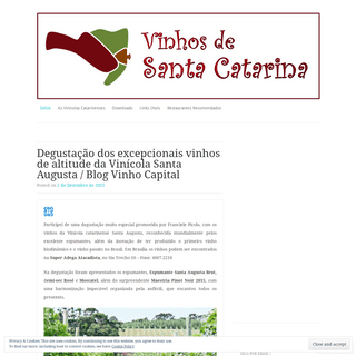 Vinhos de Santa Catarina | Tudo sobre os vinhos do Estado – BLOG