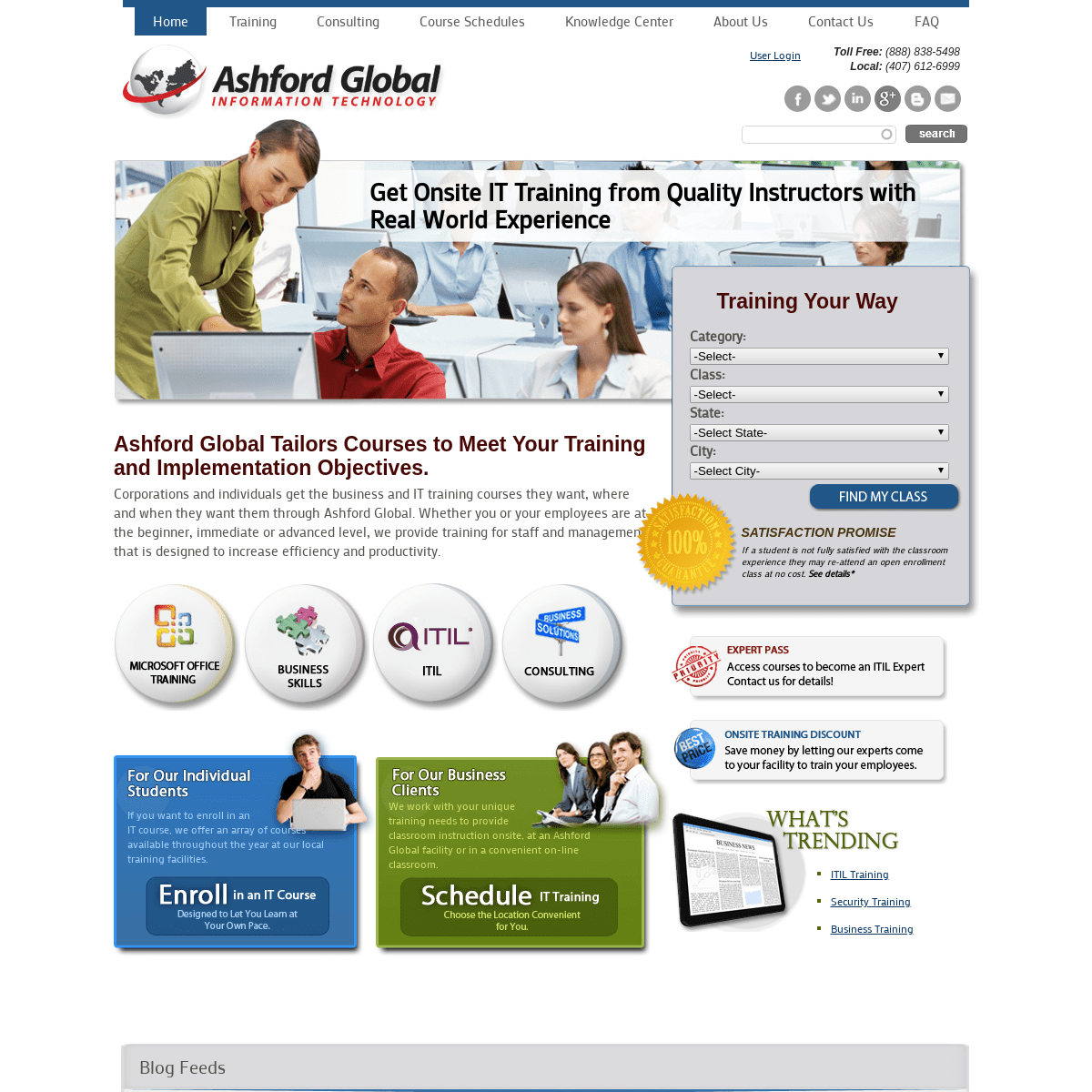 Ashford Global Consulting and Training | Get Onsite Training from Quality Instructors with Real World Experience