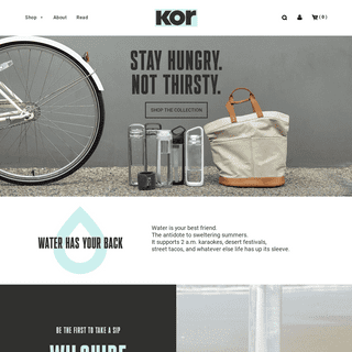Kor - Vacuum Insulated and BPA Free Reusable Water Bottles. â€“ Kor Water