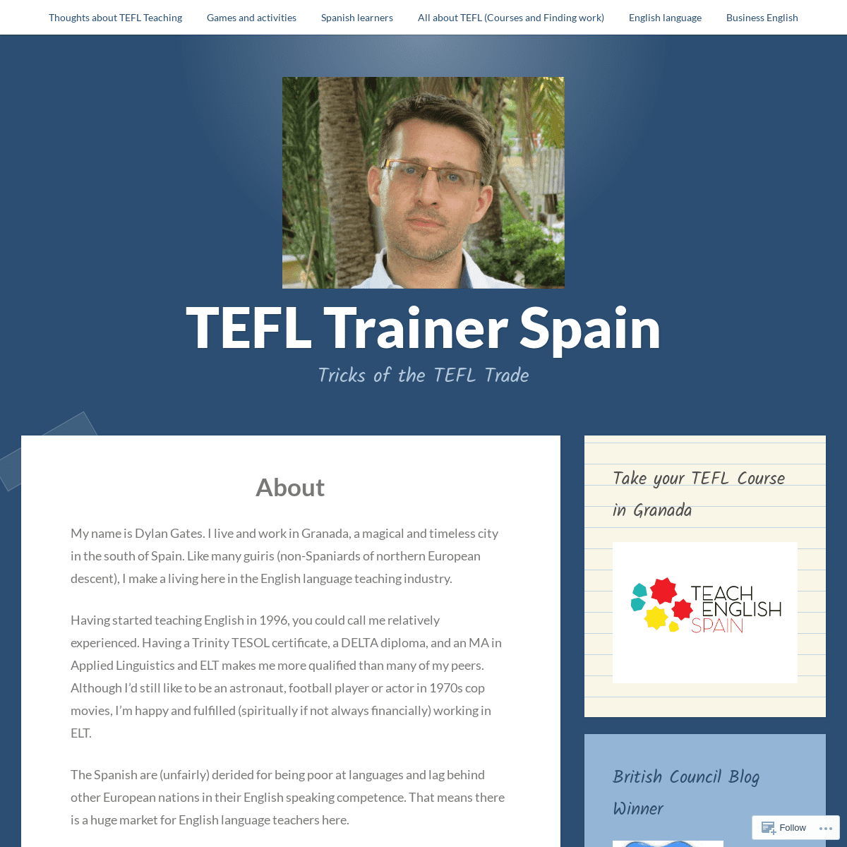 TEFL Trainer Spain – Tricks of the TEFL Trade