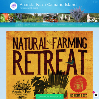 Ananda Farm Camano Island | Farming with Spirit!