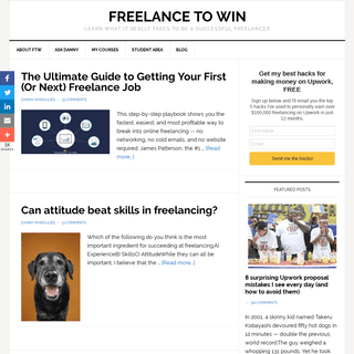 Freelance To Win - Learn what it really takes to be a successful freelancer