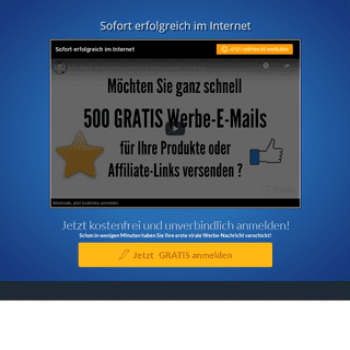 MaxiMails = Virale Mails, sofort 500 Werbeemails gratis versenden