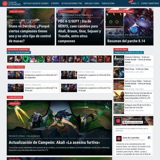 Zona de Leyendas - Noticias, comunidad e información de League of Legends en español