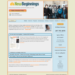 A complete backup of newbeginmaine.org