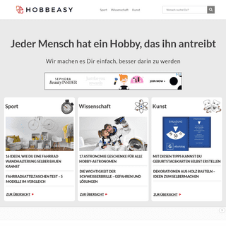 Hobbeasy.de - Deine Plattform für Deine Leidenschaft