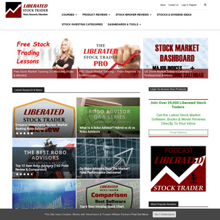 Liberated Stock Trader - Learn Stock Market Investing | Learn Stock Trading & Investing, Training Courses,Books, Brokers &am