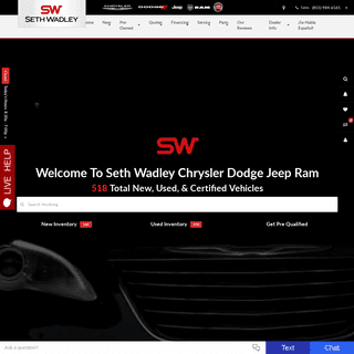 Seth Wadley Chrysler Dodge Jeep Ram - New and Used Dealership in Pauls Valley OK