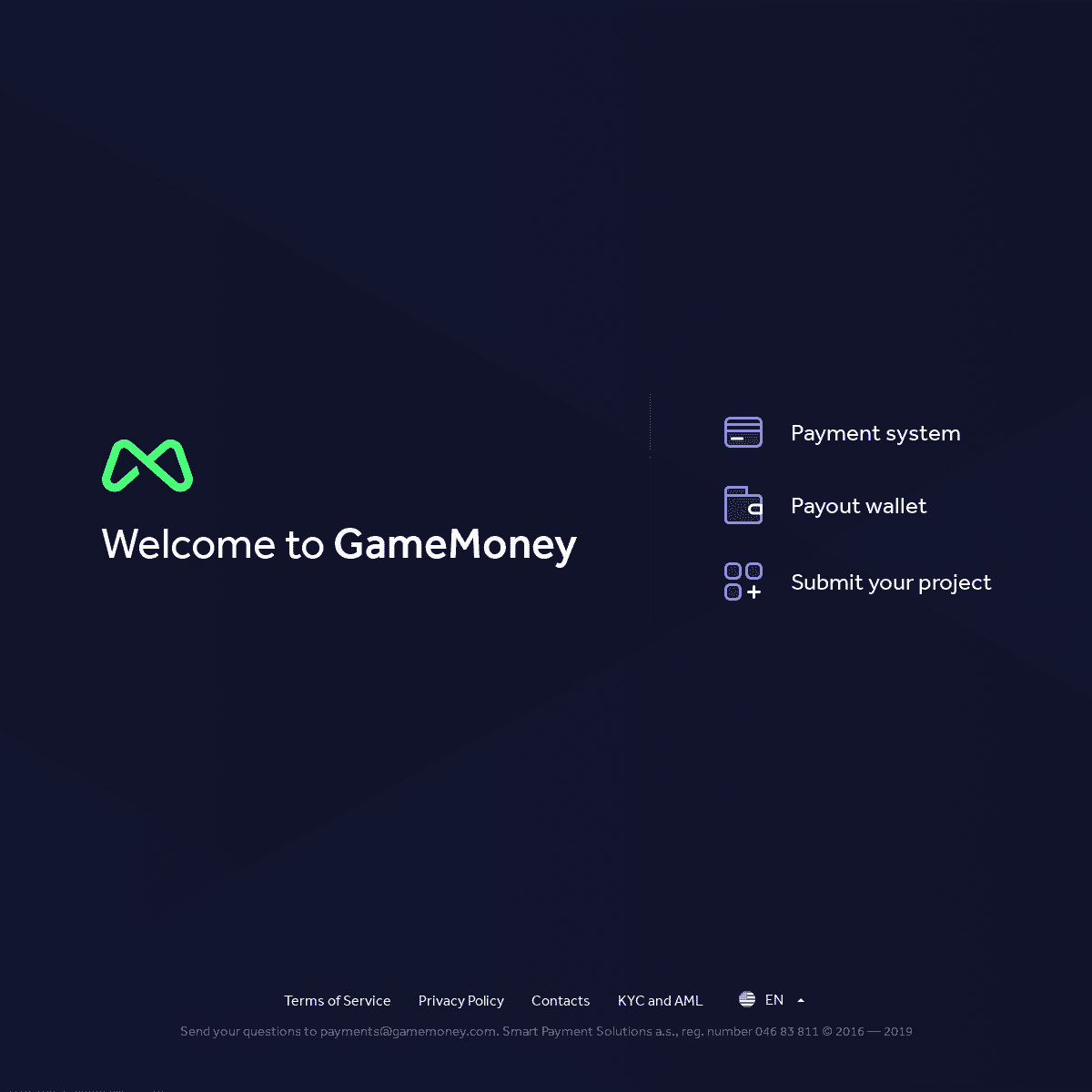 GameMoney — global payment system