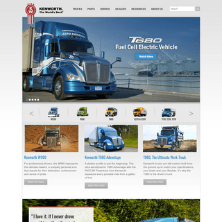 Kenworth Trucks - The World's Best ®