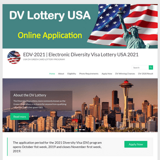 EDV-2021 | Electronic Diversity Visa Lottery USA 2021 – USA DV GREEN CARD LOTTERY PROGRAM