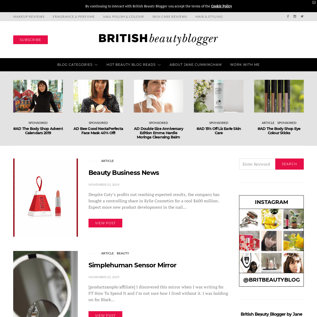 A complete backup of britishbeautyblogger.com
