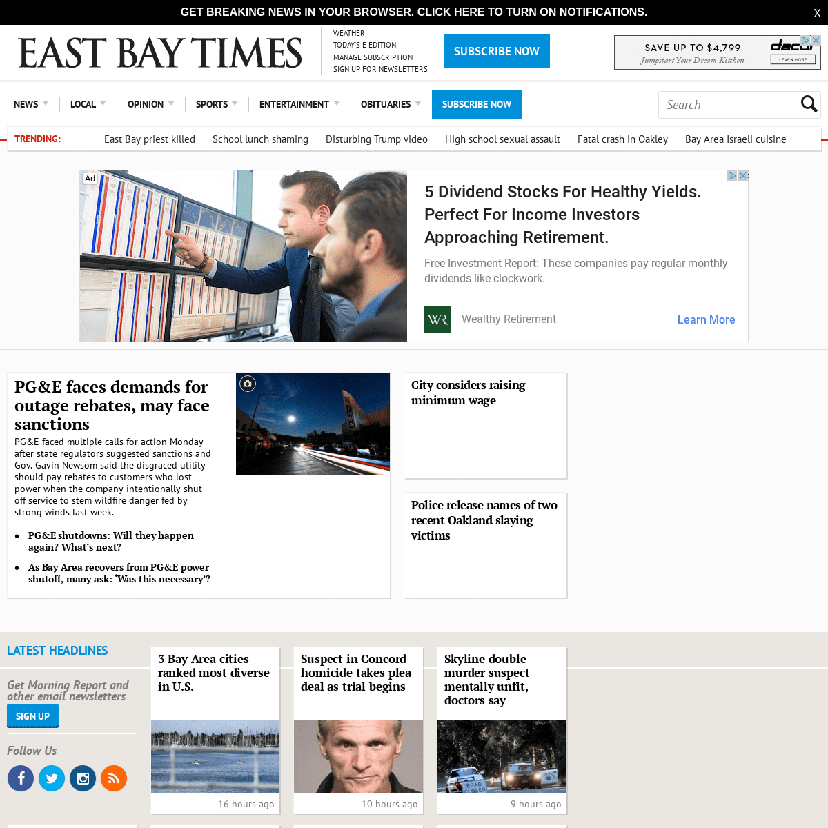 A complete backup of eastbaytimes.com