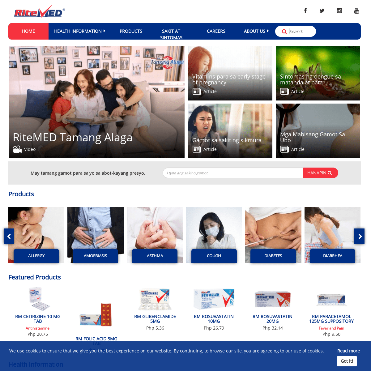 A complete backup of ritemed.com.ph
