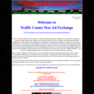 Traffic Comet Text Ads