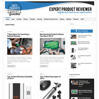 Expert Product Reviewer â€“ We show you only the best based on our expert reviews