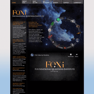 FQXi - Foundational Questions Institute